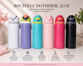 EN STOCK Bouteille 32 oz UVDTF à personnaliser