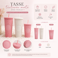 Tasse texturée mate