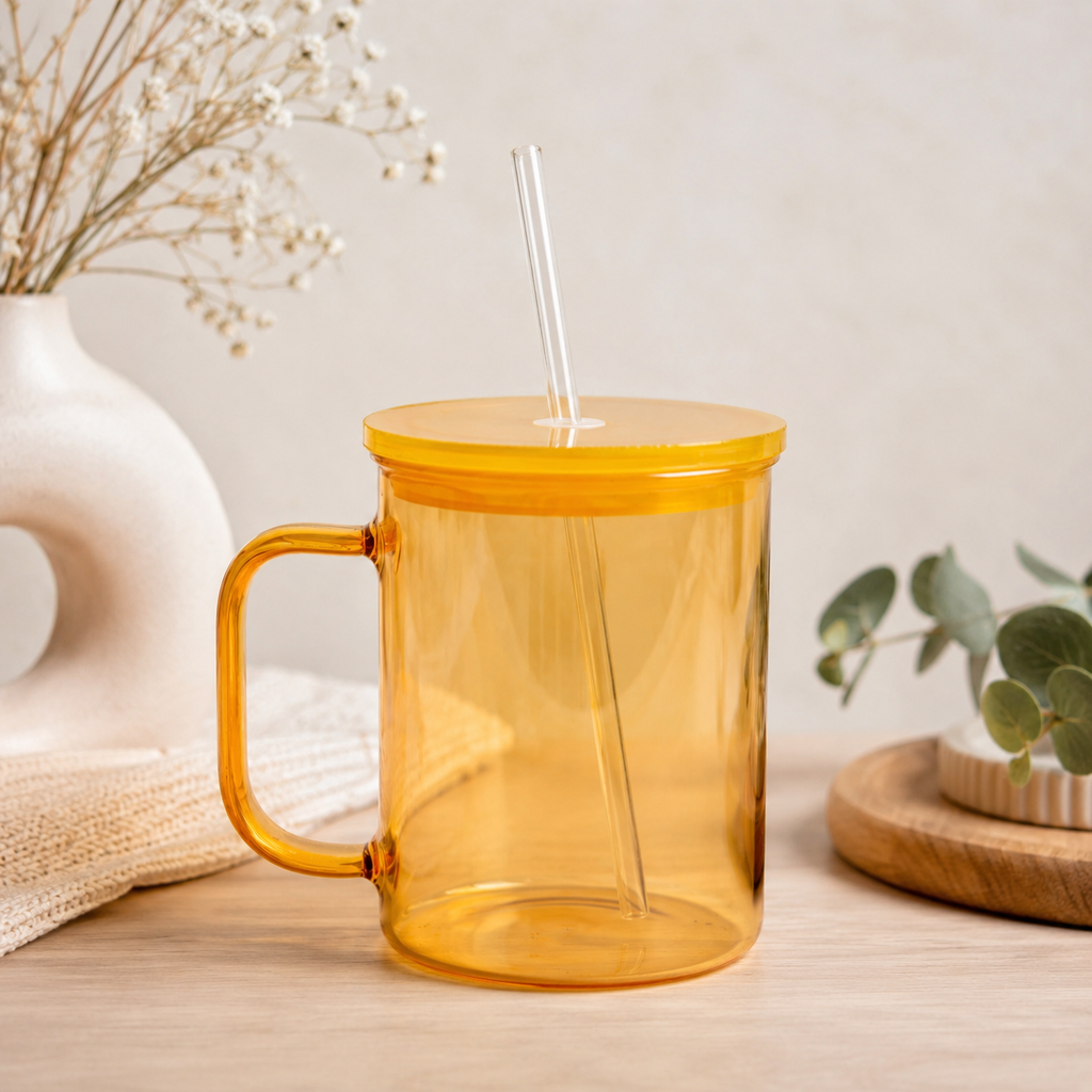 Tasse en verre 17 oz – Sublimation & UV DTF