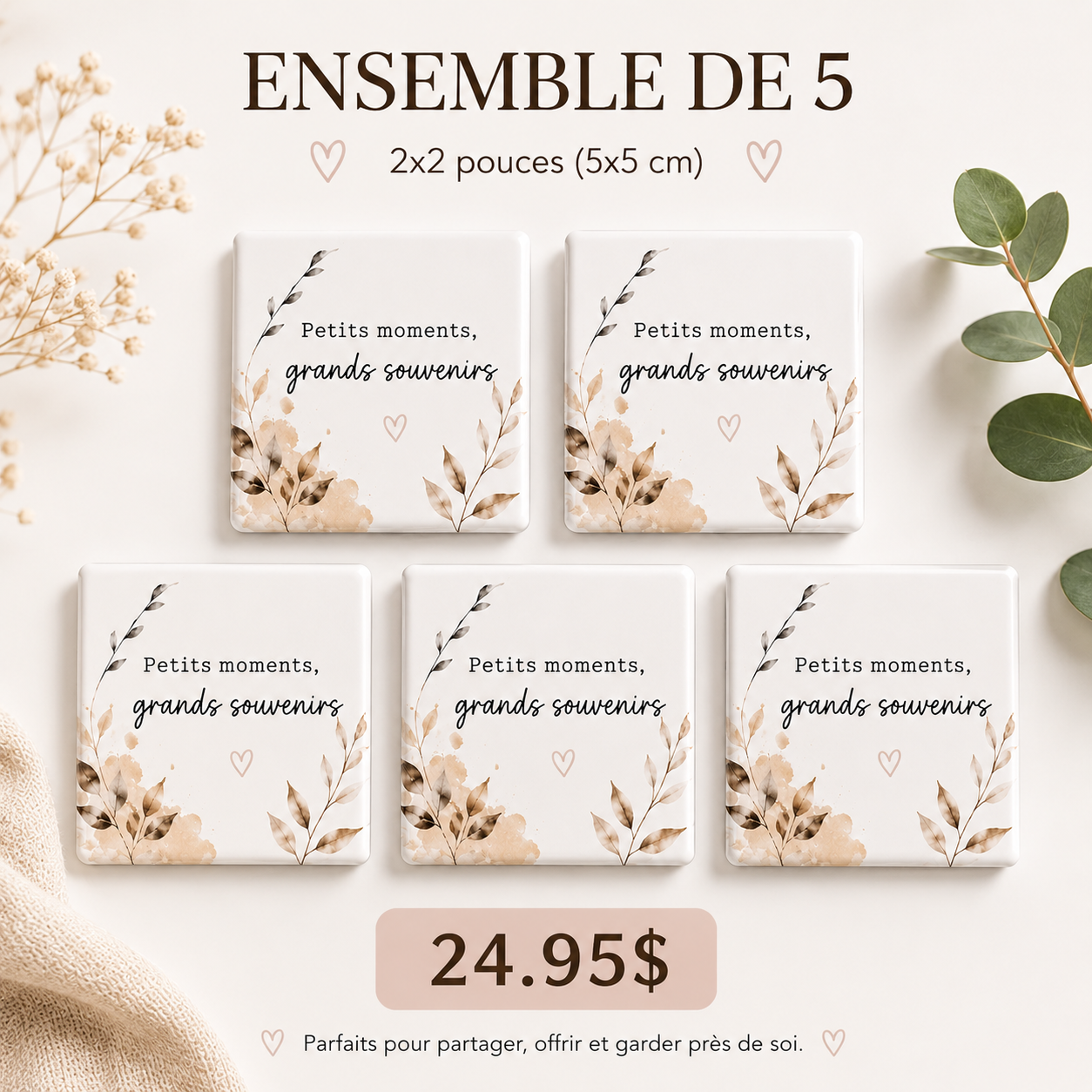 Aimant frigo personnalisé