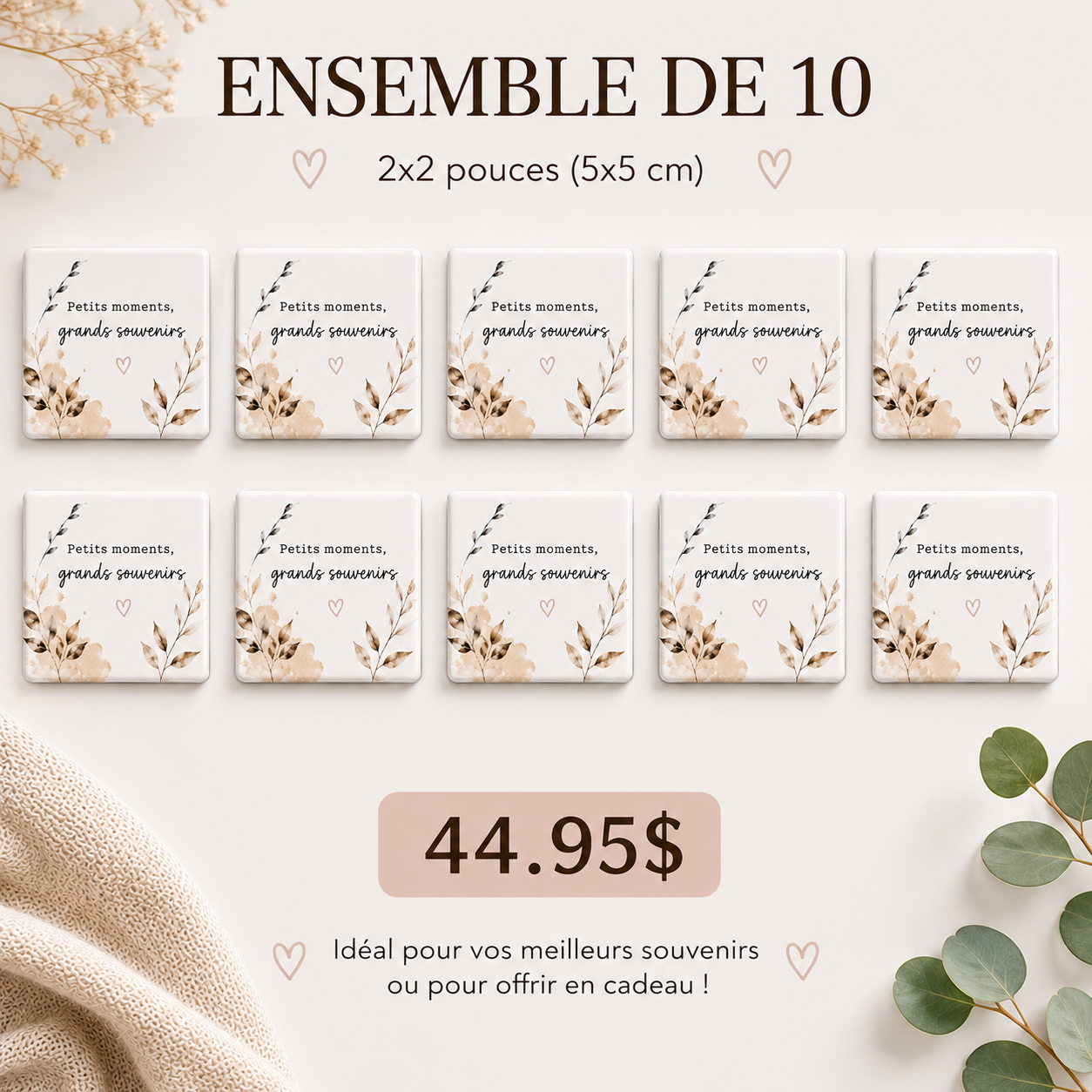 Aimant frigo personnalisé