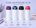 PRÉ COMMANDE - 16 oz sip & flow Isotherme UVDTF à personnaliser